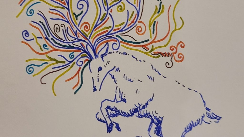 Original drawing by Anita Knisely-Durham